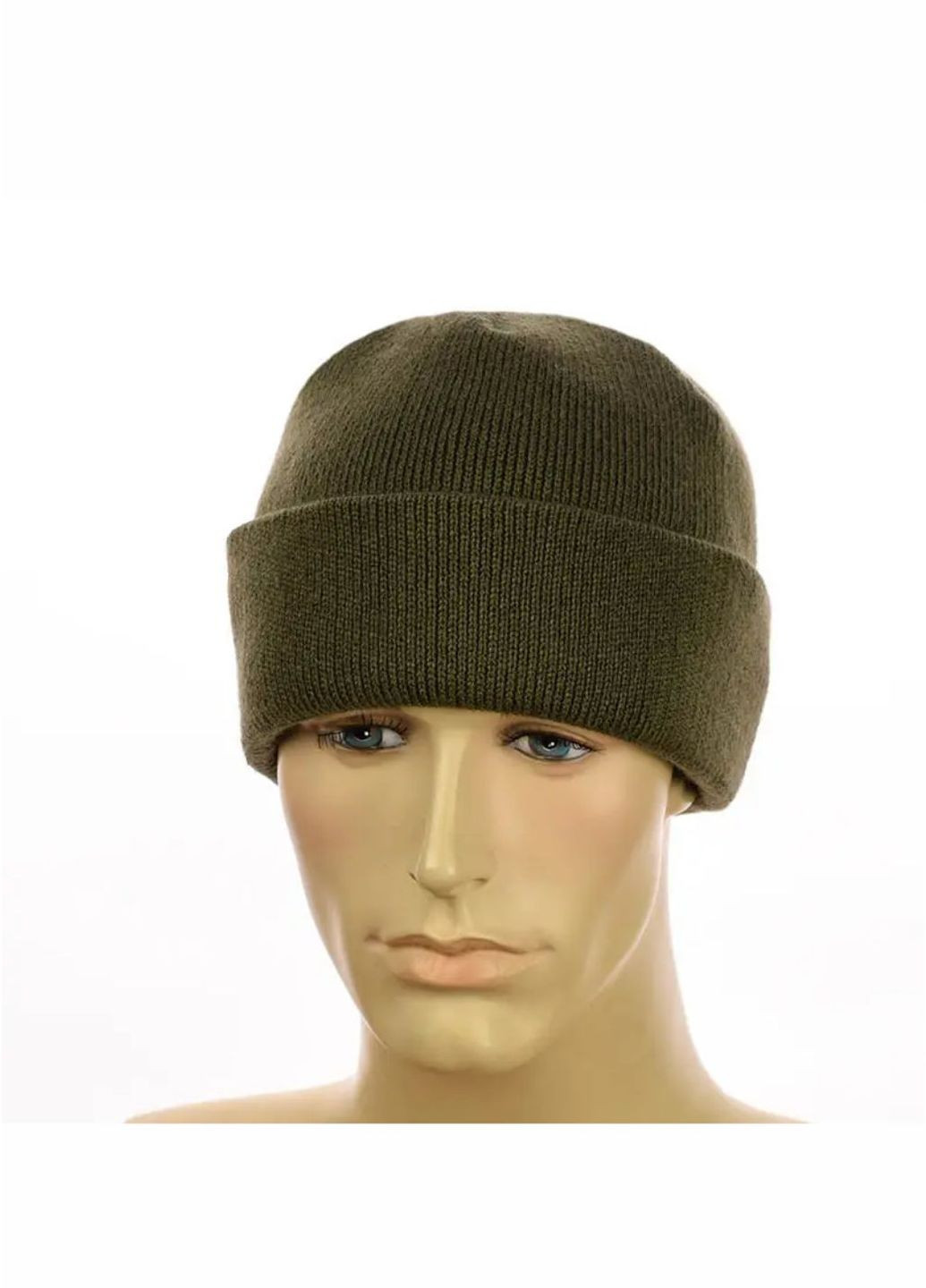 Мужская зимняя шапка на флисе No Brand чоловіча шапка на флісі (270965907)