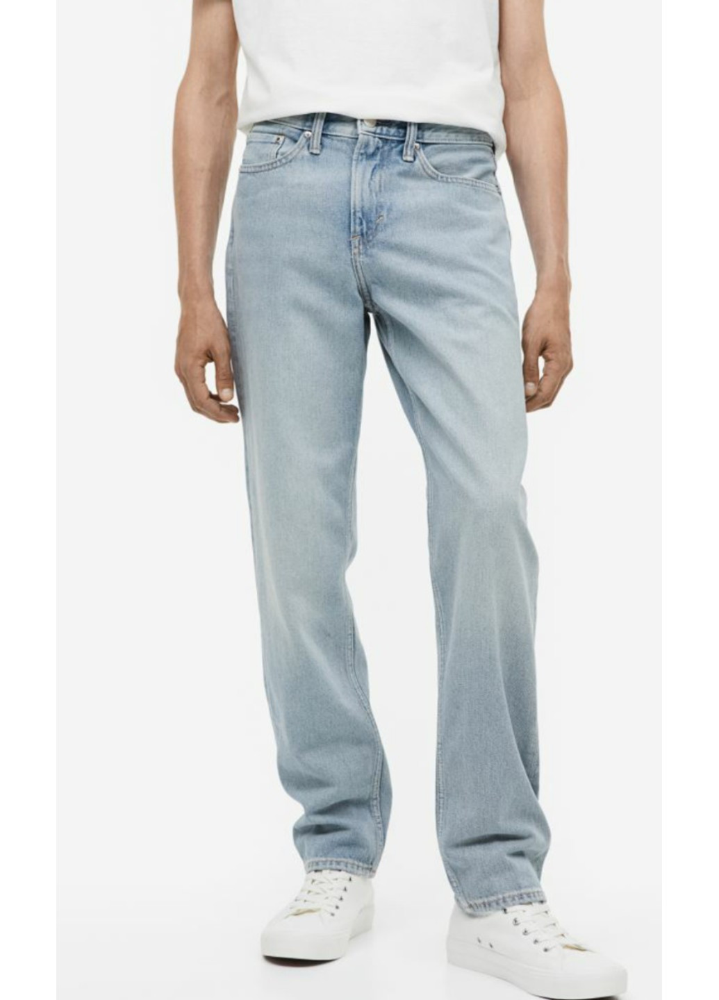 Чоловічі джинси Relaxed (56041) W32 L32 Блакитні H&M (260644926)