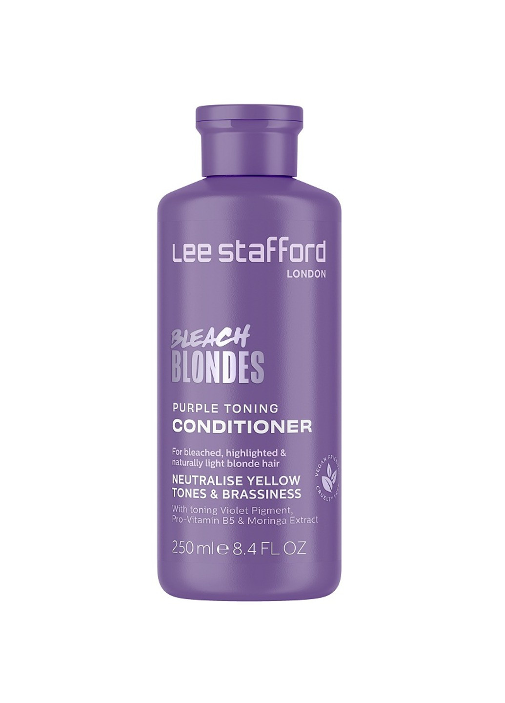 Тонирующий кондиционер для осветленных волос Bleach Blondes Purple Toning Conditioner 250 мл Lee Stafford (275107392)