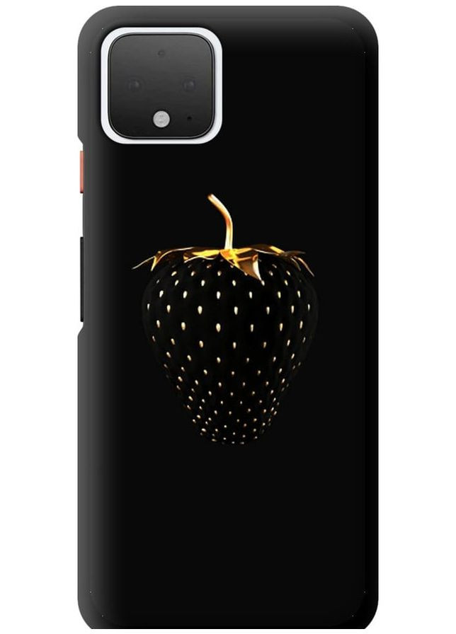 TPU чорний чохол 'Чорна полуниця' для Endorphone google pixel 4 (266808218)