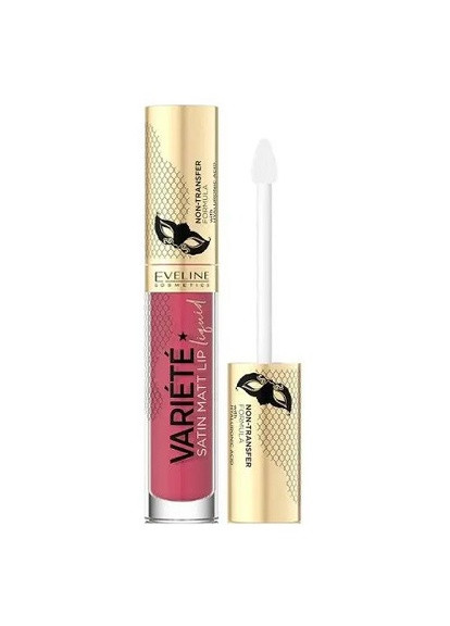 Помада жидкая для губ Cosmetics VARIETE PERFECT MATTE LIP матовая № 15 Eveline (258689525)