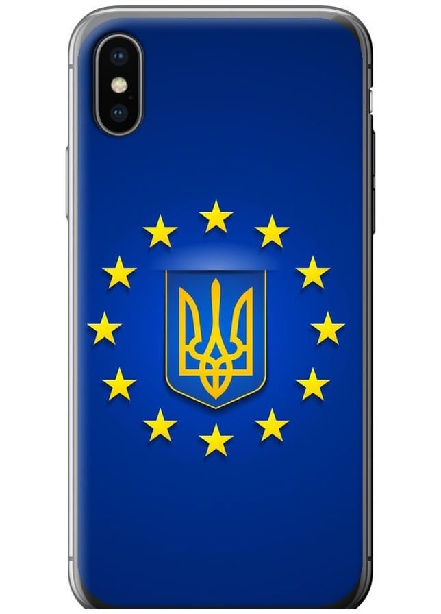 2D пластиковий чохол 'Евросоюз 6' для Endorphone Apple iPhone XS (269353221)