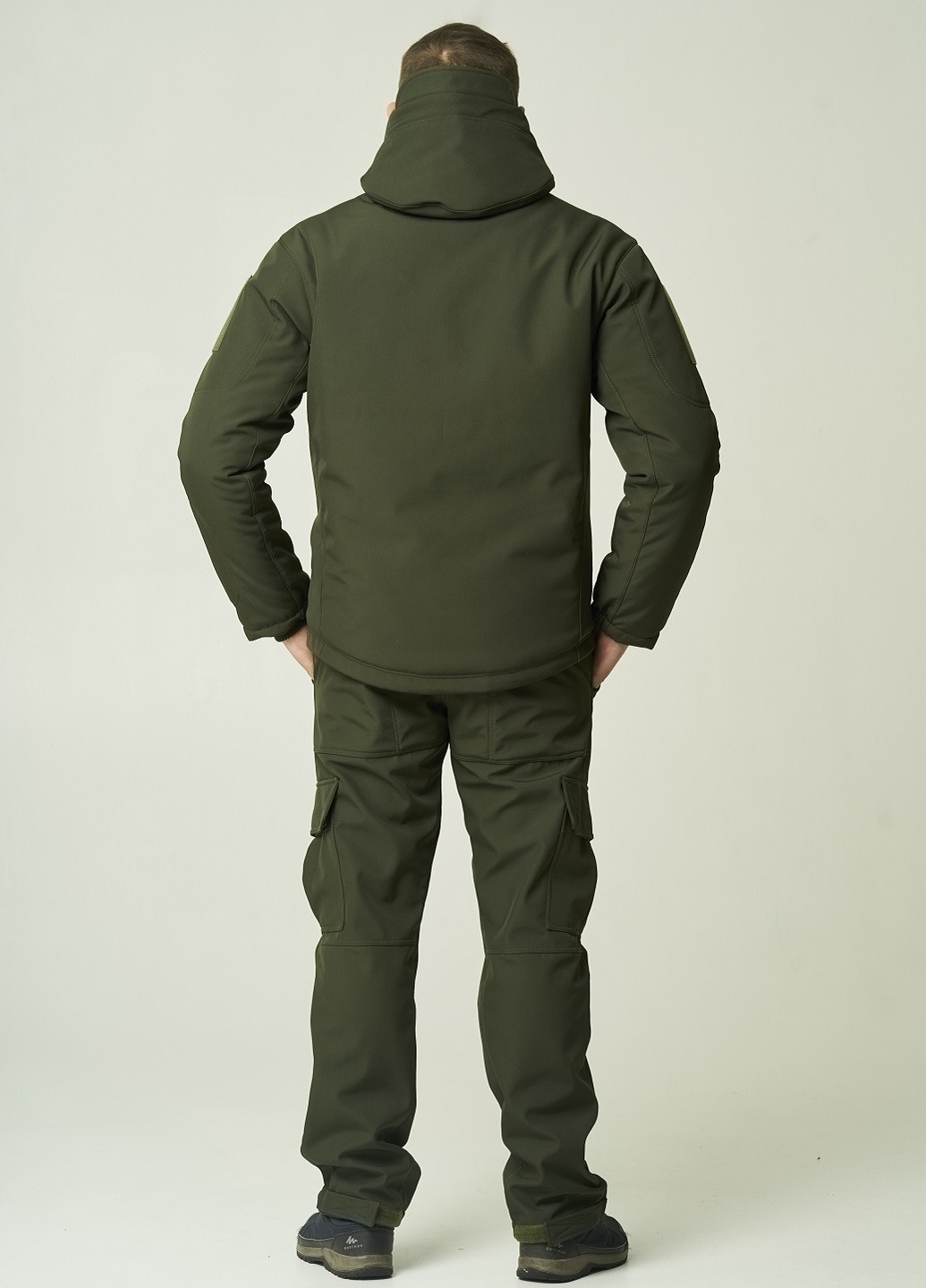 Мужской зимний костюм зелений UKM (276255346)