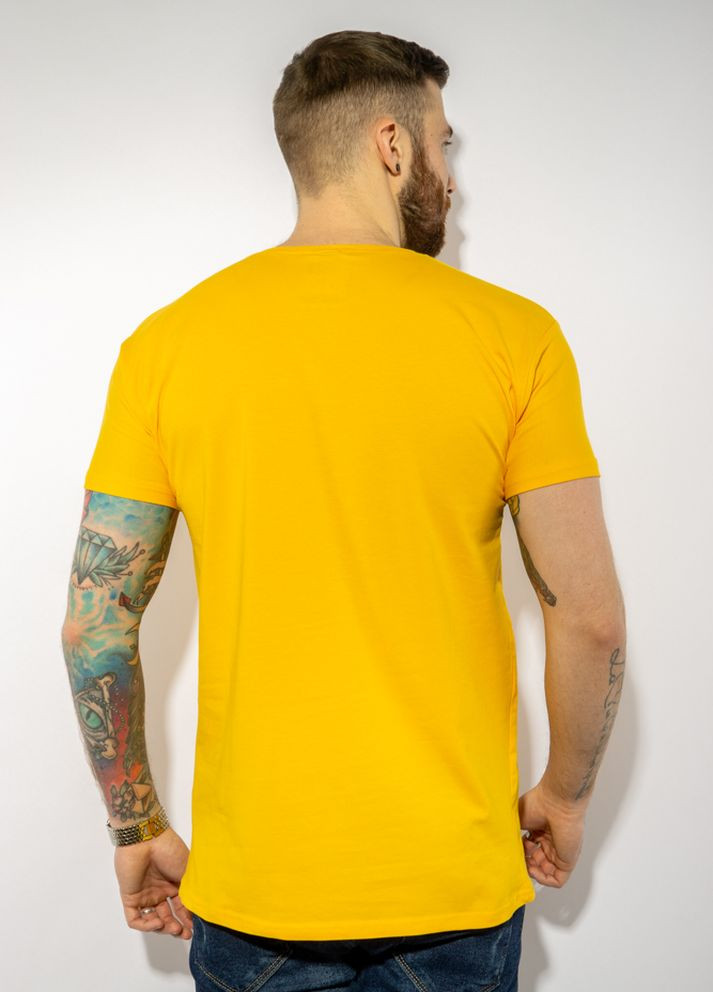 Жовта футболка з принтом (жовтий) Time of Style