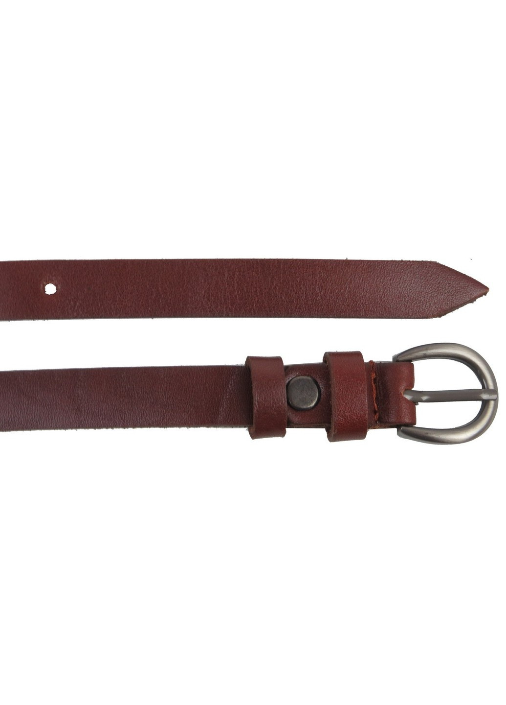 Женский кожаный ремень 1412-15 коричневый Skipper (266142750)