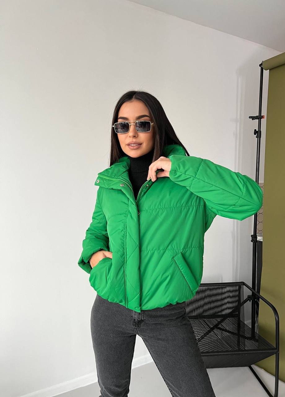 Зеленая демисезонная куртка Garna