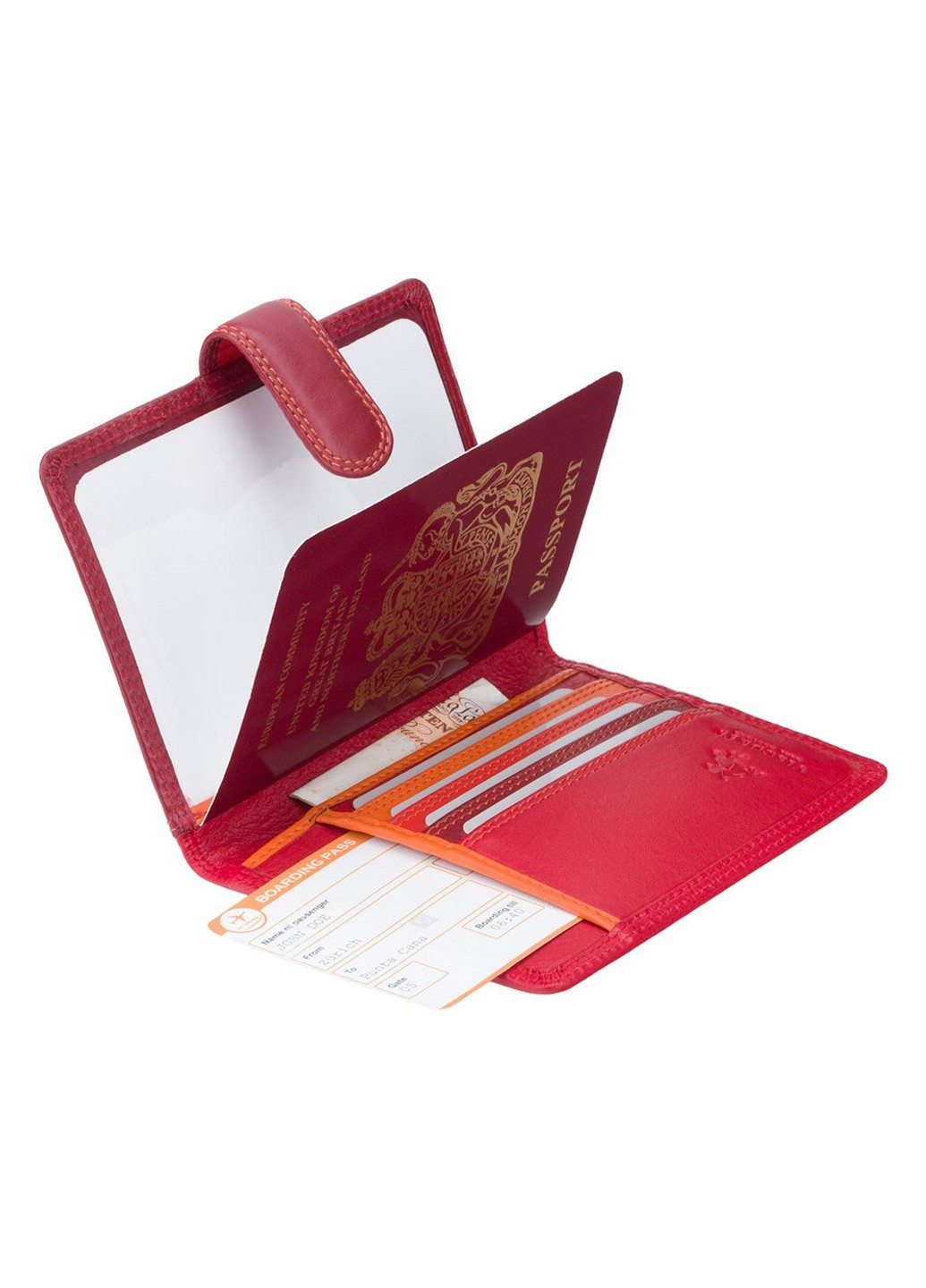 Шкіряна обкладинка для паспорта rb75 berry m Visconti (263135540)