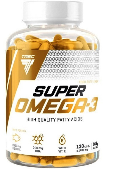 Super Omega 3 120 Caps Trec Nutrition (258499440)