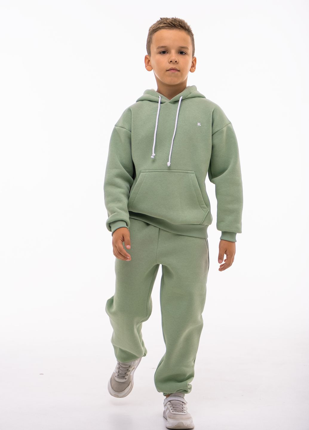 Утепленный детский спортивный костюм для мальчика/девочки на флисе Kindamor warm autumn 23-24 (264385326)