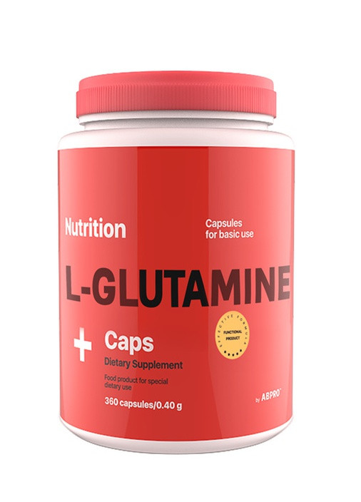 Амінокислота глютамін L-Glutamine caps 360 капсул AB PRO (257941111)