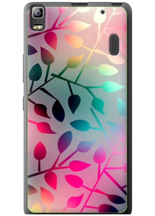 Силиконовый чехол 'Листья' для Endorphone Lenovo A7000 (262977915)