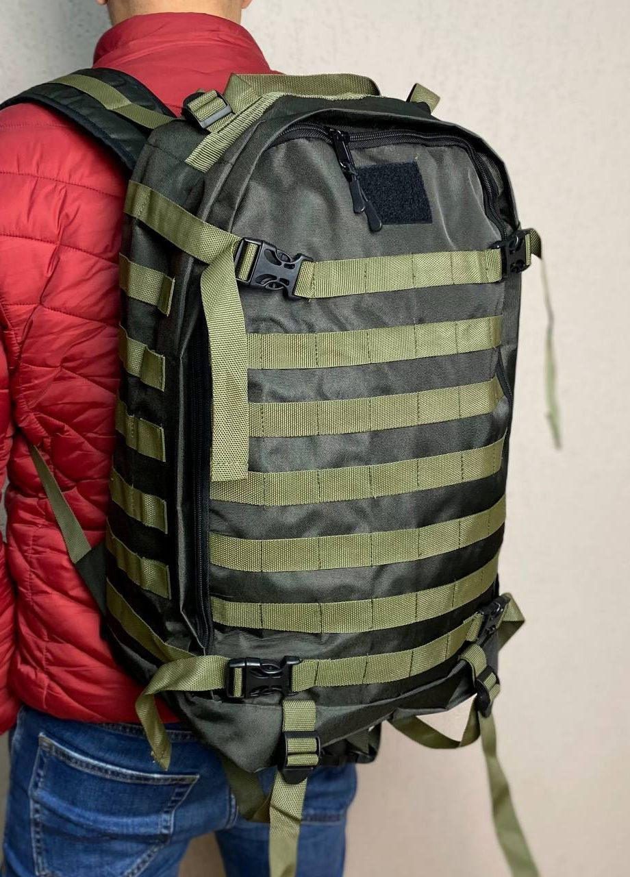 Зелений тактичний рюкзак 30 л Voin міцний туристичний багатофункціональний чоловічий No Brand (260495351)