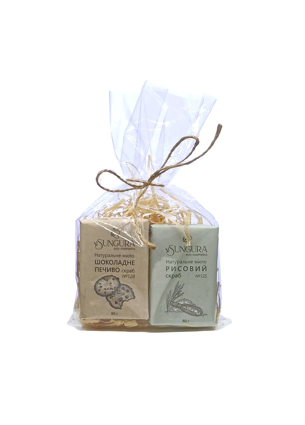 Подарочный набор натурального мыла 047 (рисовый и шоколадный скрабы) Sungura (273414677)