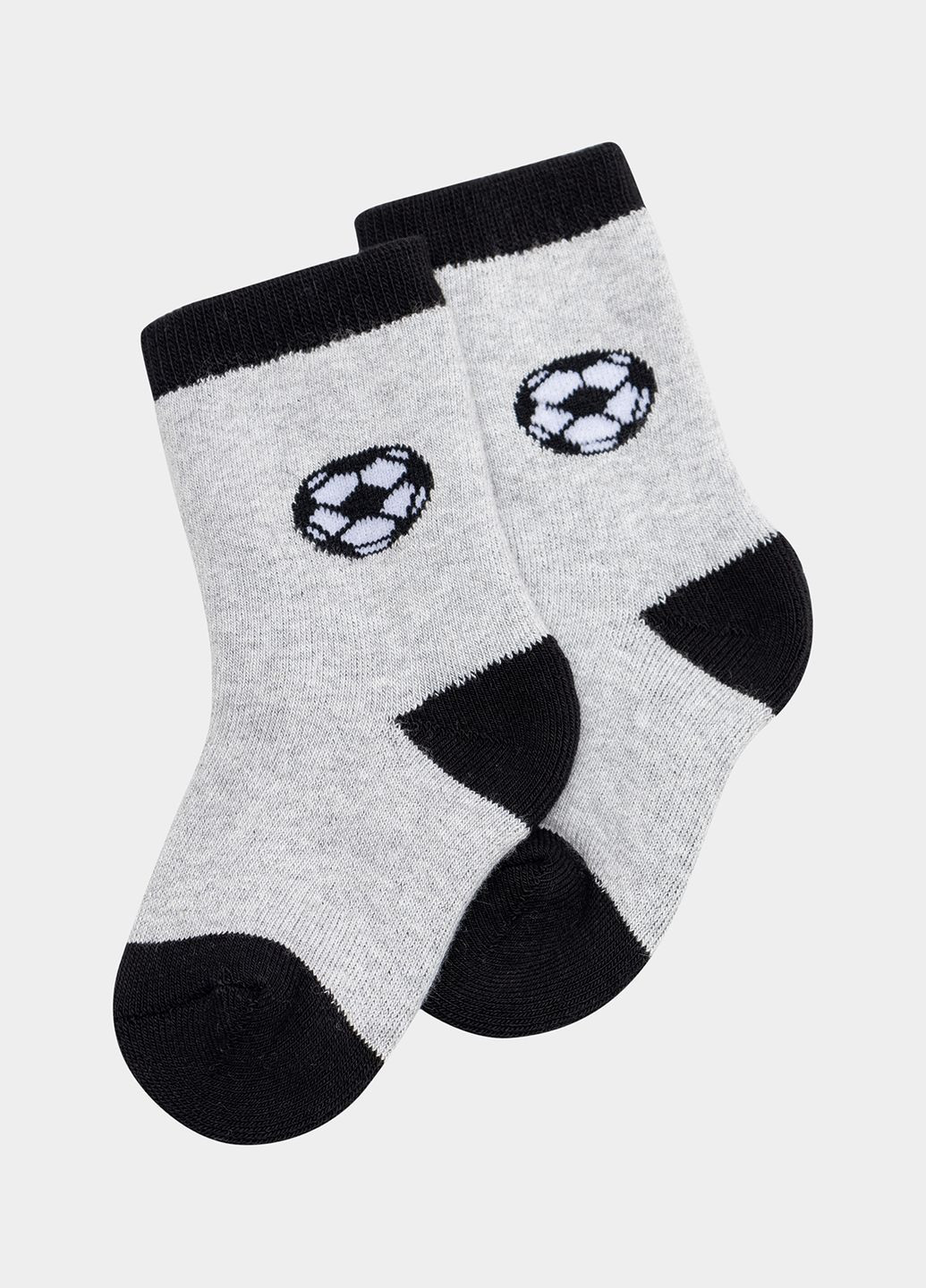 Шкарпетки для хлопчика колір світло-сірий ЦБ-00238226 Yuki (271515714)