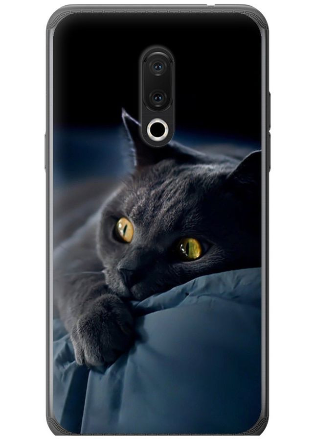 Силиконовый чехол 'Дымчатый кот' для Endorphone meizu 15 (267148095)