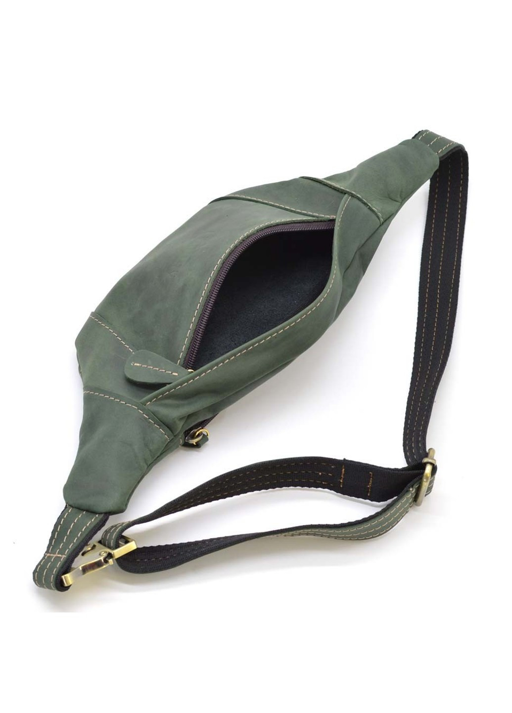 Мужская кожаная сумка бананка, сумка напоясная Lim-525RE LIMARY (263776598)