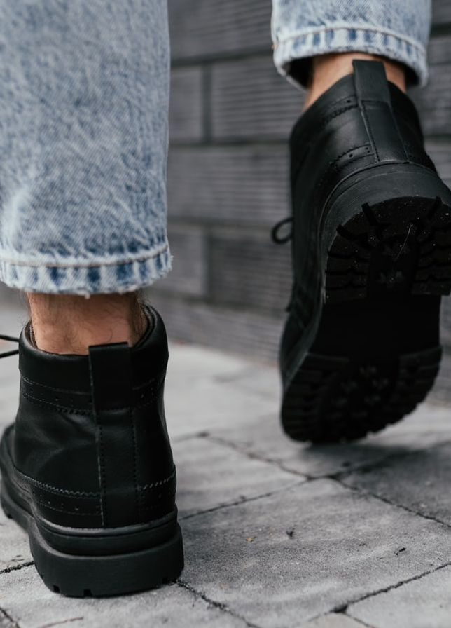 Черные зимние ботинки south jack black Vakko