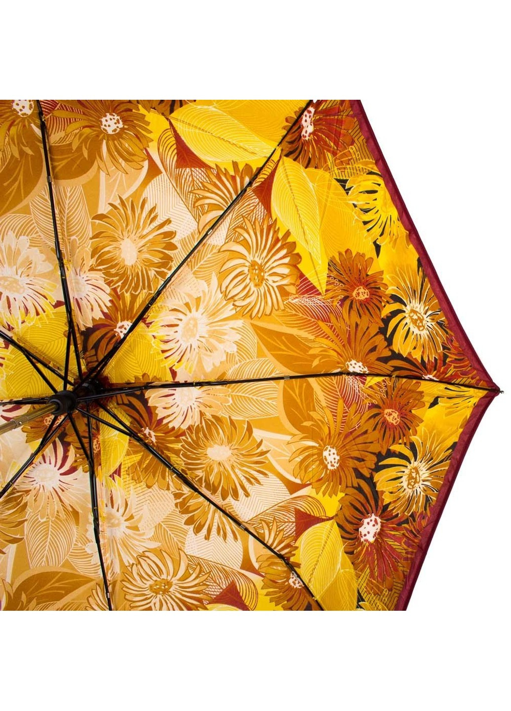Полуавтоматический женский зонтик желтый дизайнерский Airton (262976735)
