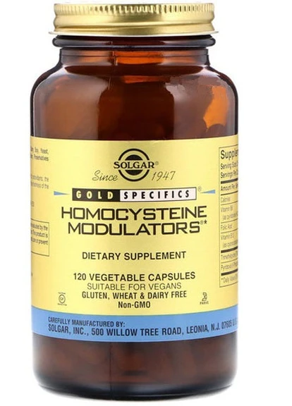 Gold Specifics, Homocysteine Modulators 120 Veg Caps SOL01411 Solgar (257252293)
