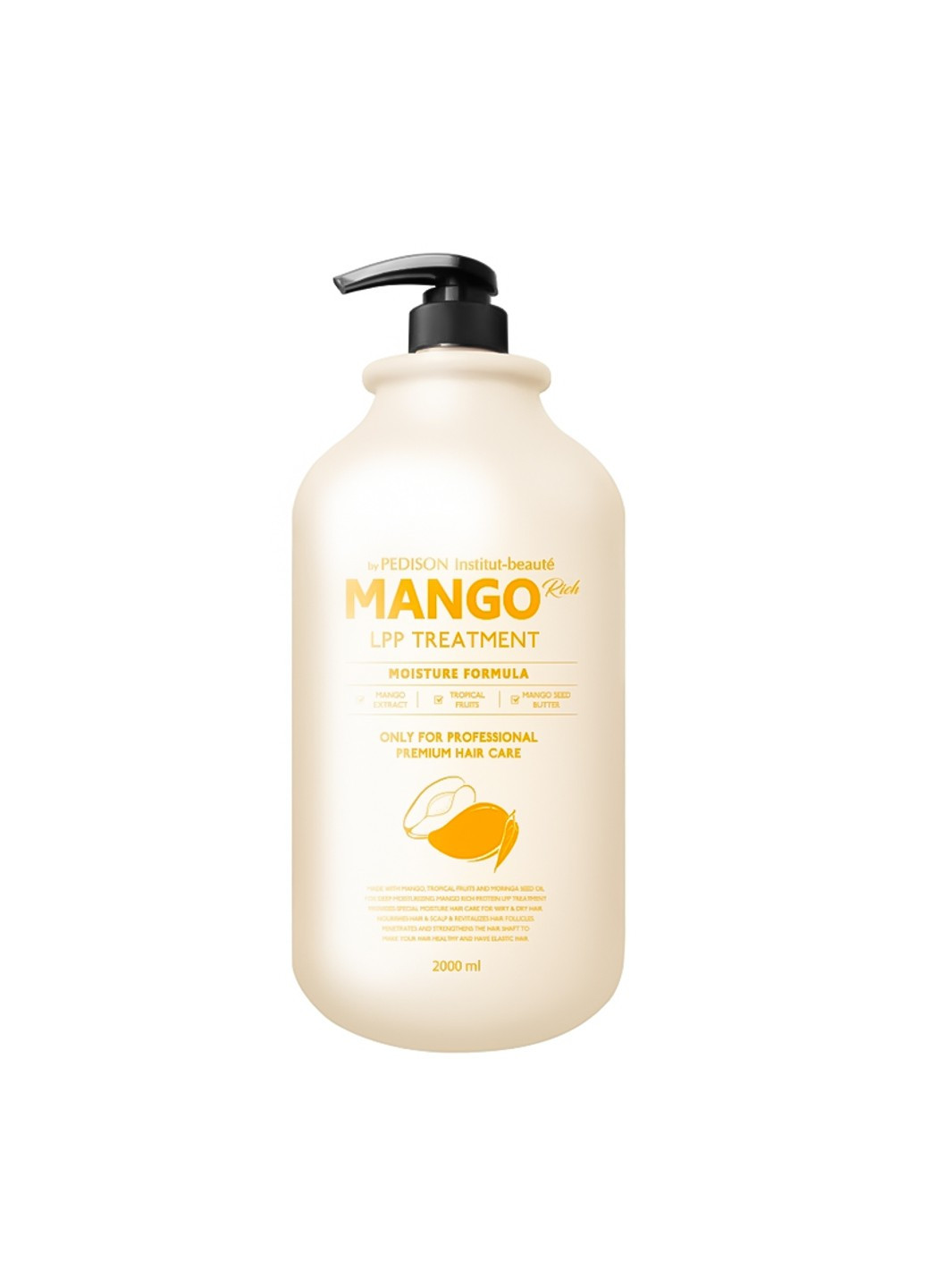 Маска для ламкого та пошкодженого волосся Institut-Beaute Mango Rich LPP Treatment Манго 500 мл Pedison (276904800)