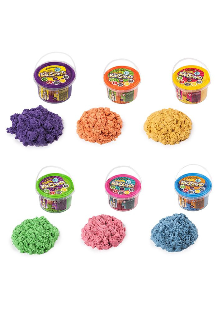 Комплект для творчества - "Кинетический песок "KidSand" цвет разноцветный 00-00242752 Danko Toys (261550644)