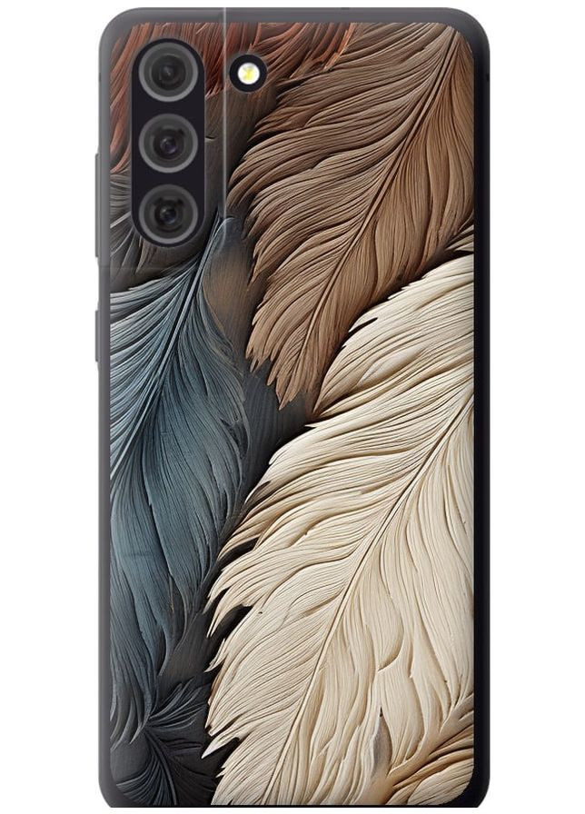 Силіконовий чохол 'Листя в стилі бохо' для Endorphone Samsung Galaxy S21 FE (265395903)