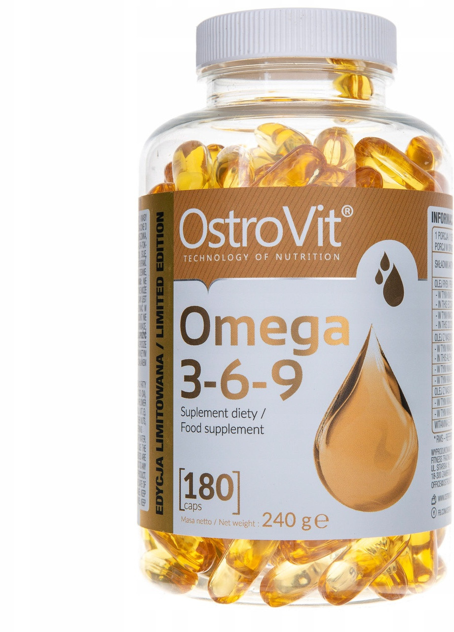 Omega 3-6-9 180 Caps Ostrovit (256721741)