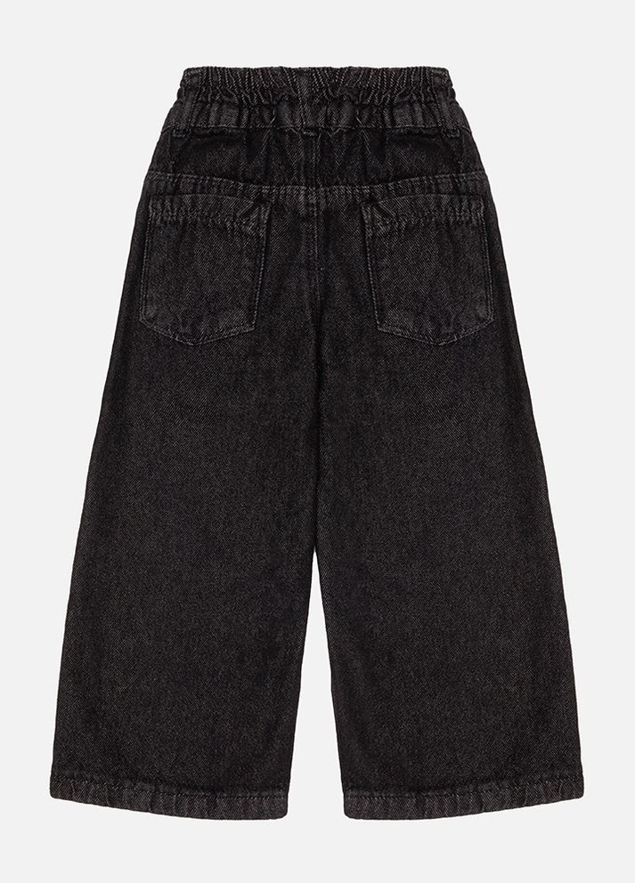 Черные демисезонные джинсы для девочек цвет черный цб-00224867 CMC