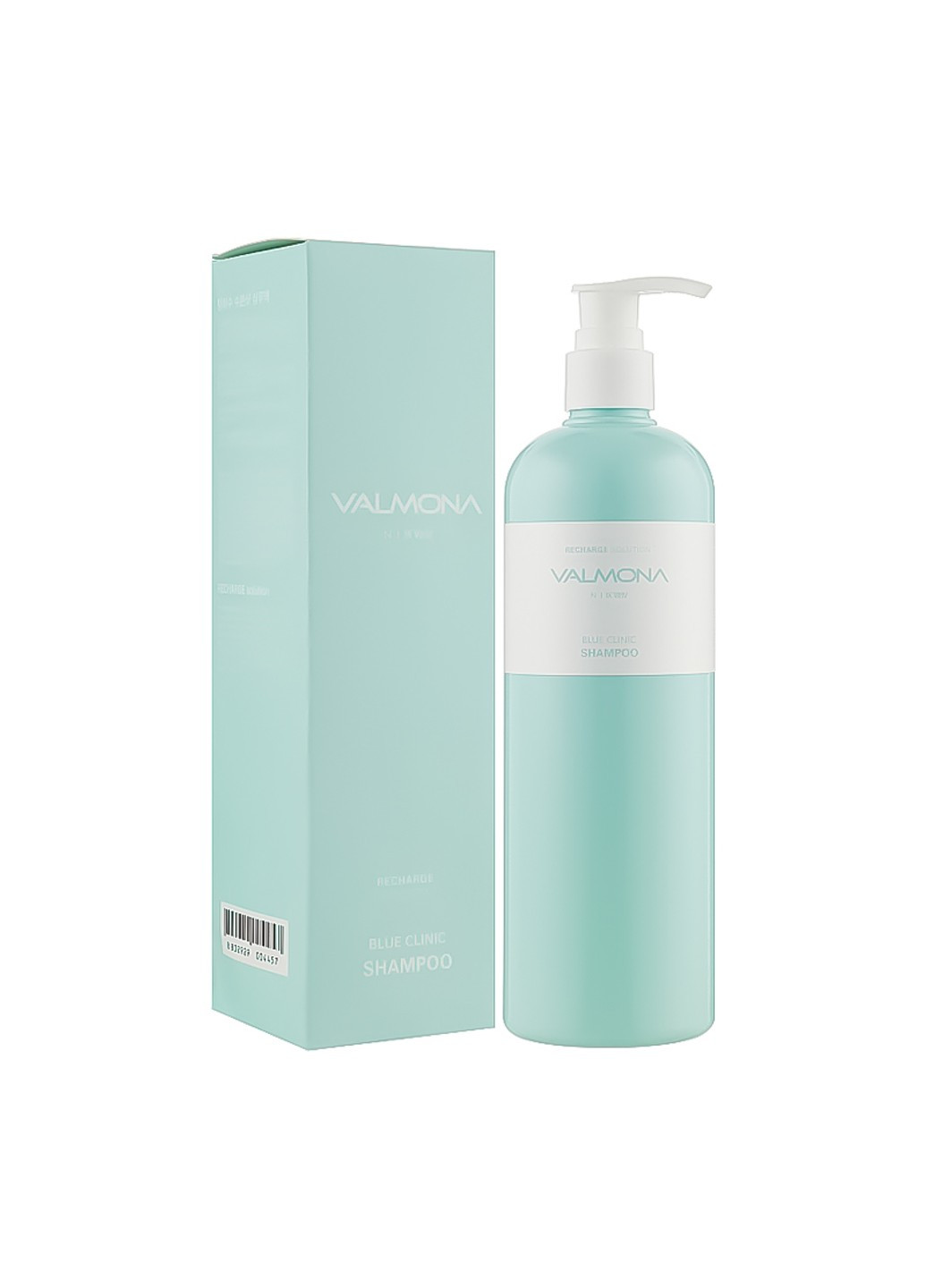 Увлажняющий шампунь для волос Recharge Solution Blue Clinic Shampoo 480 мл Valmona (276844142)
