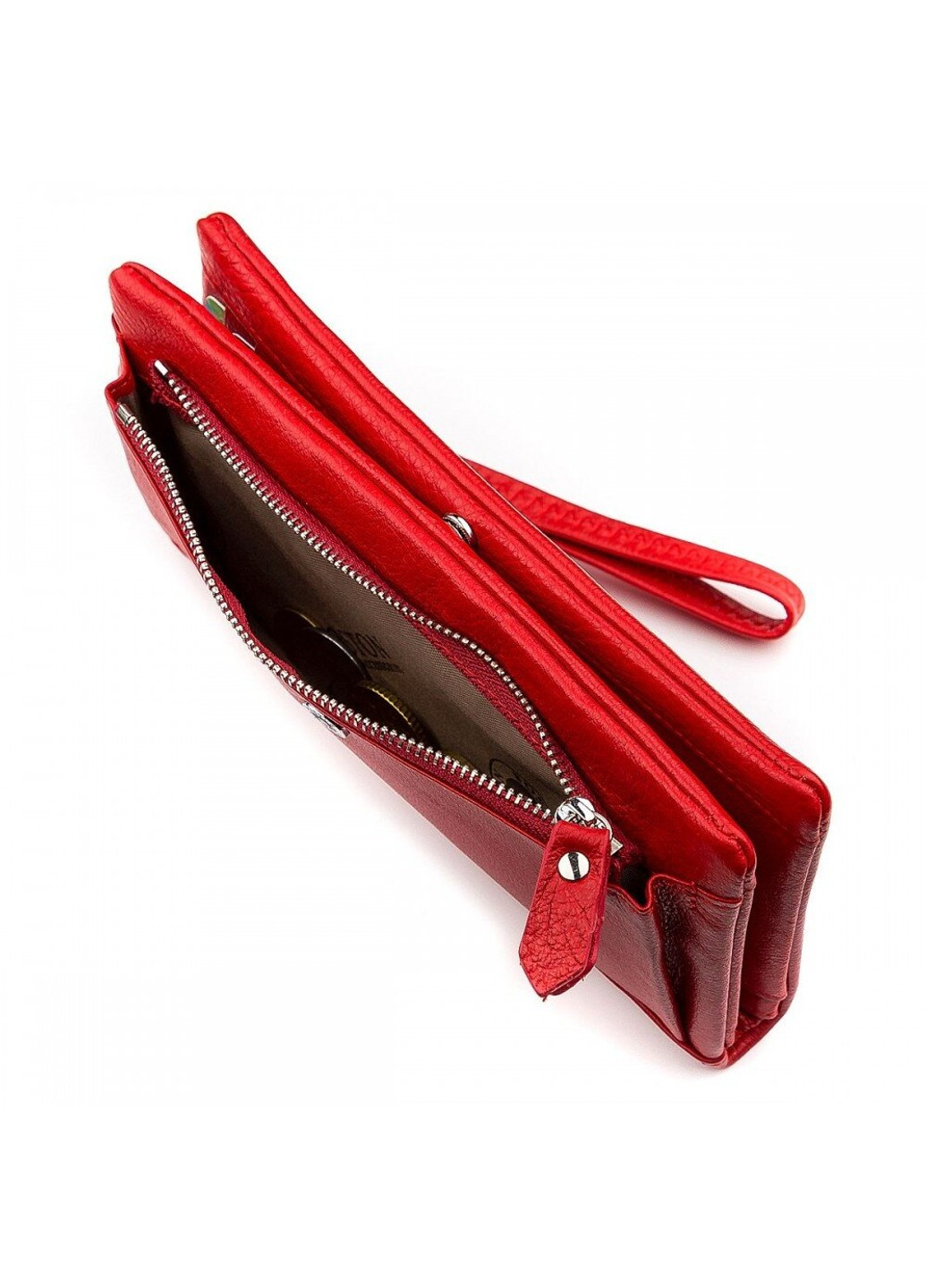 Кошелек из натуральной кожи 18469 (B213) Красный BOSTON (262523289)