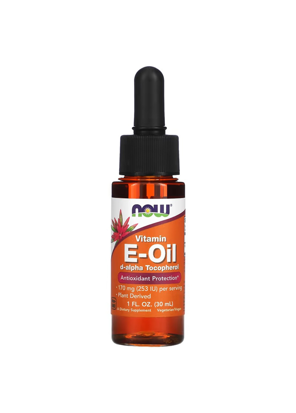 Вітамін Е Олія Vitamin E Oil DA - 30мл Now Foods (274275383)