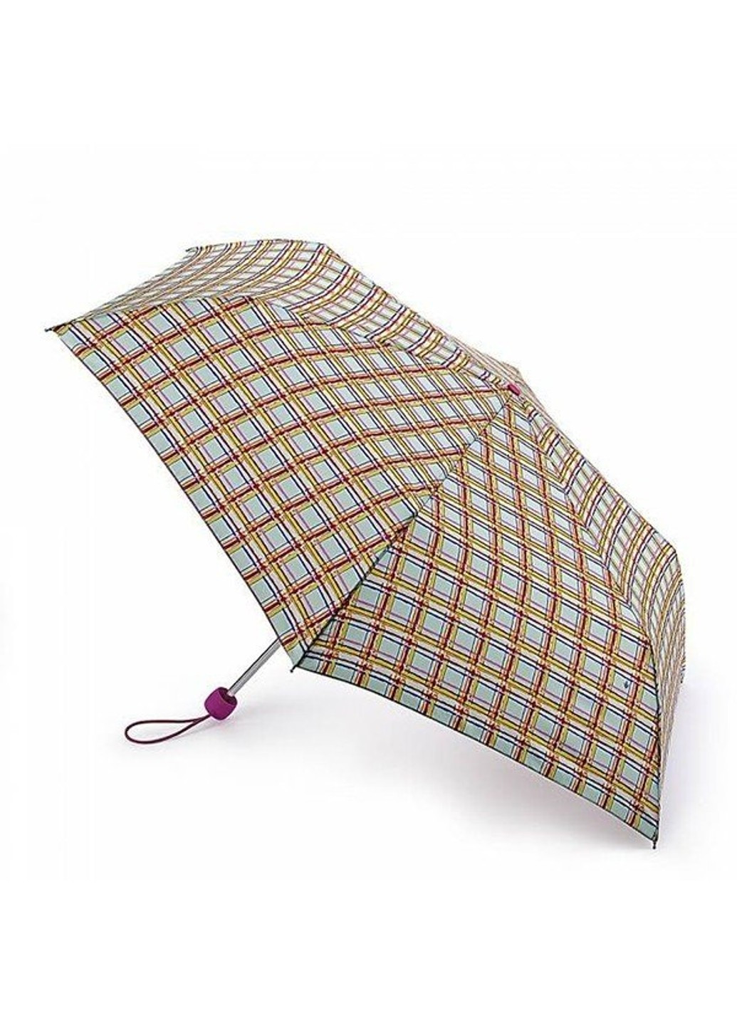 Жіноча механічна парасолька Superslim-2 L553 - Modern Check Fulton (262449465)