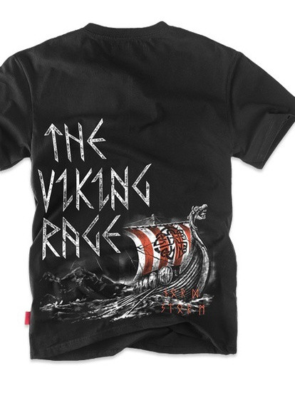 Черная футболка viking drakkar ts113bk Dobermans Aggressive