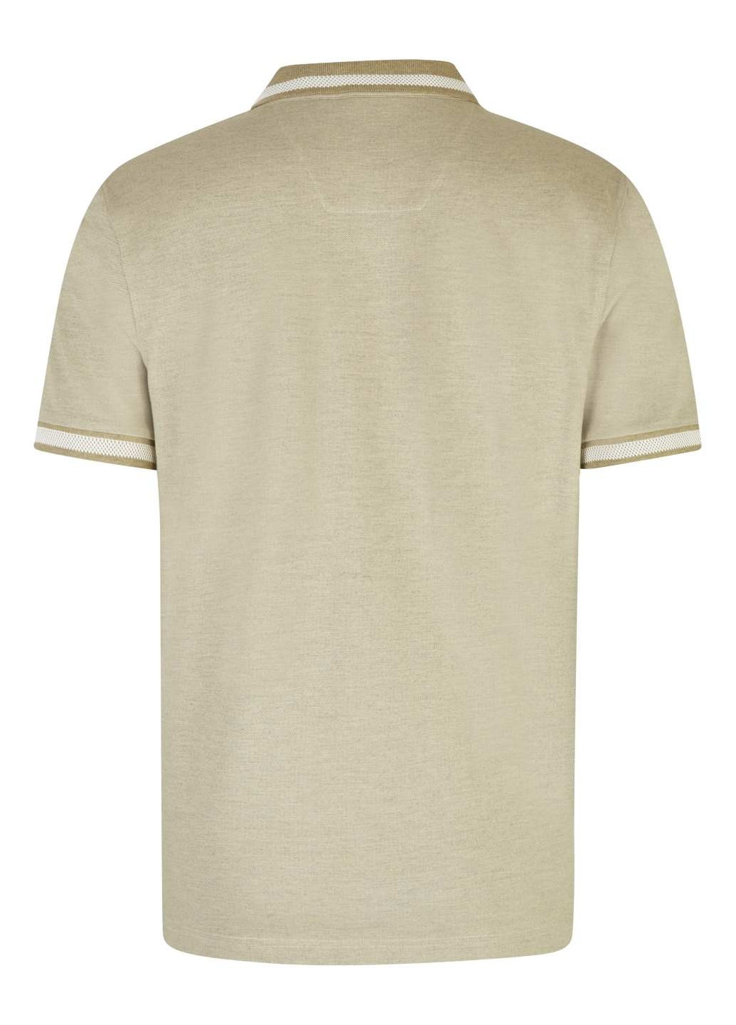 Оливковая футболка-мужское поло оливковый для мужчин Hechter однотонная