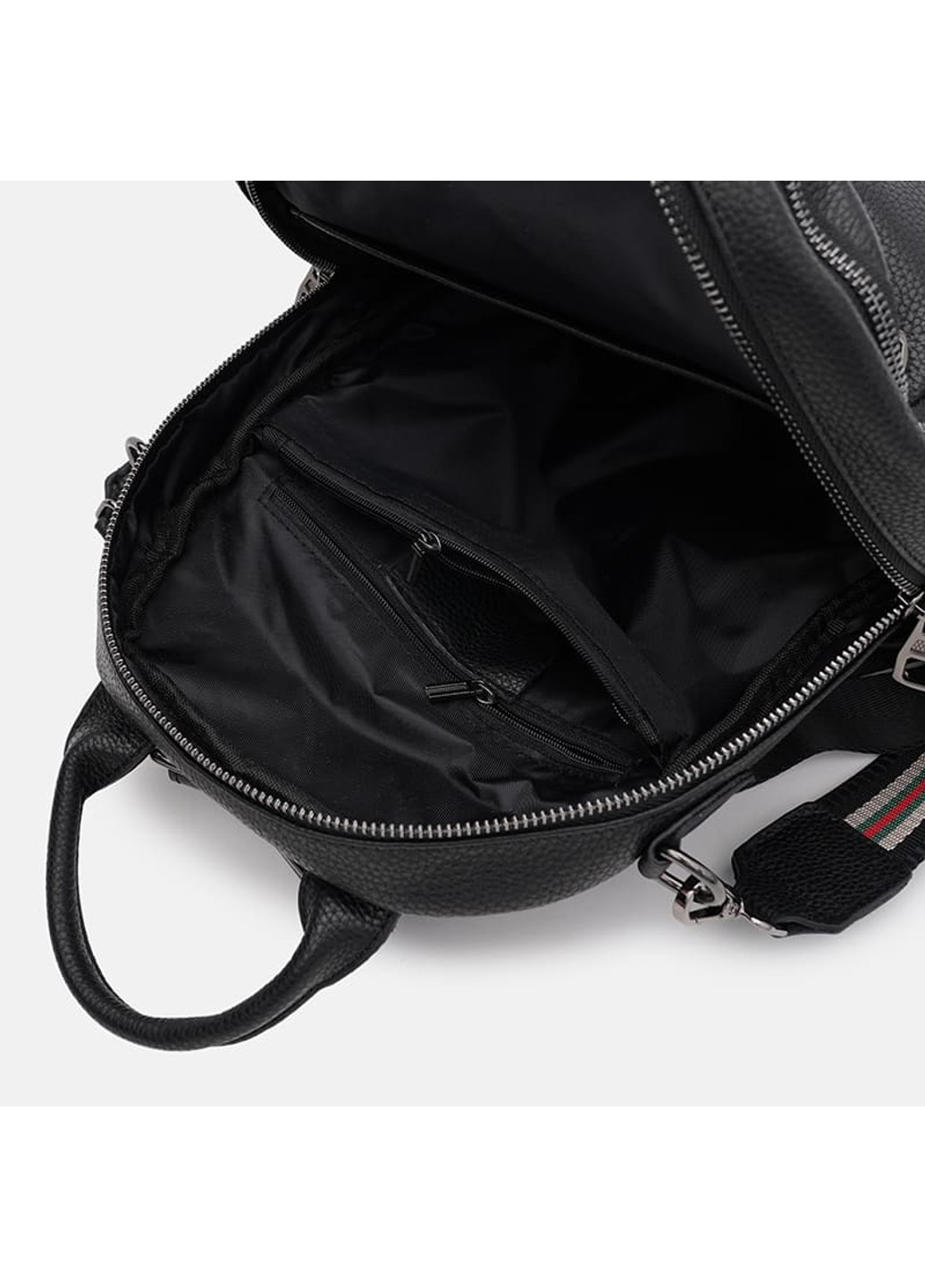 Женский кожаный рюкзак K18095bl-black Ricco Grande (271665118)