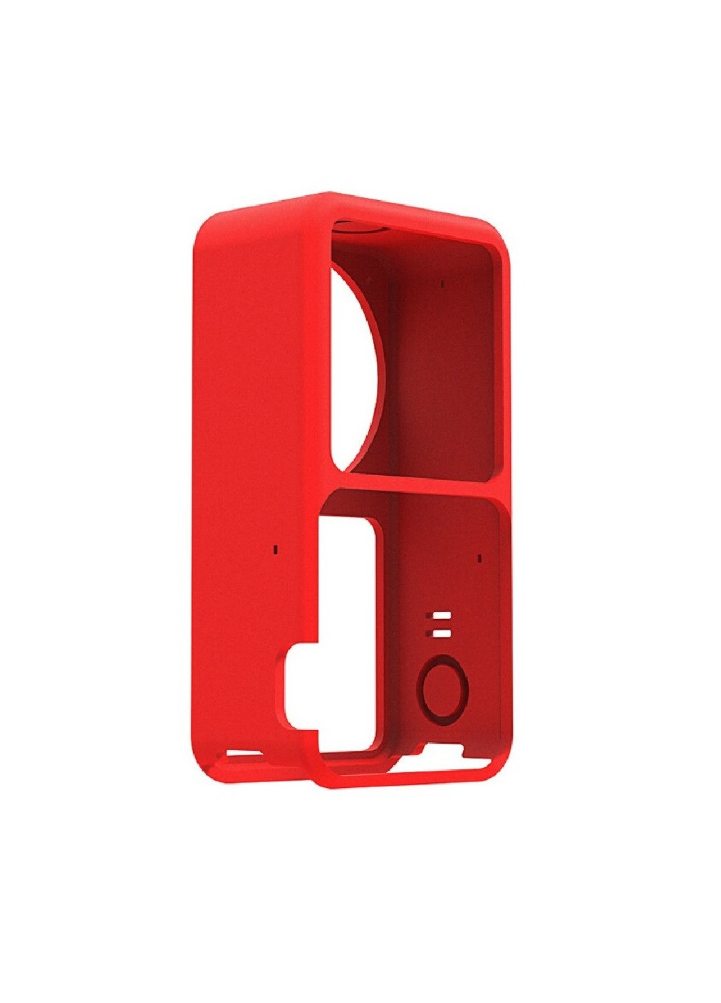 Захисний силіконовий чохол захист від пилу забруднення подряпин ударів для екшн камери для DJI Action 2 (474926-Prob) Червоний Unbranded (260377380)