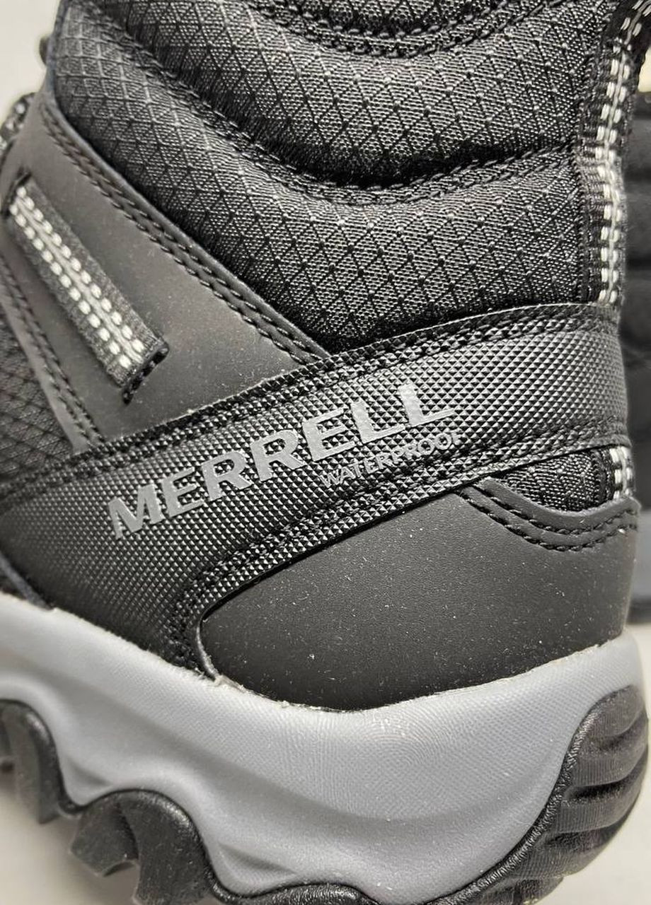 Черные ботинки мужские thermo akita mid waterproof Merrell