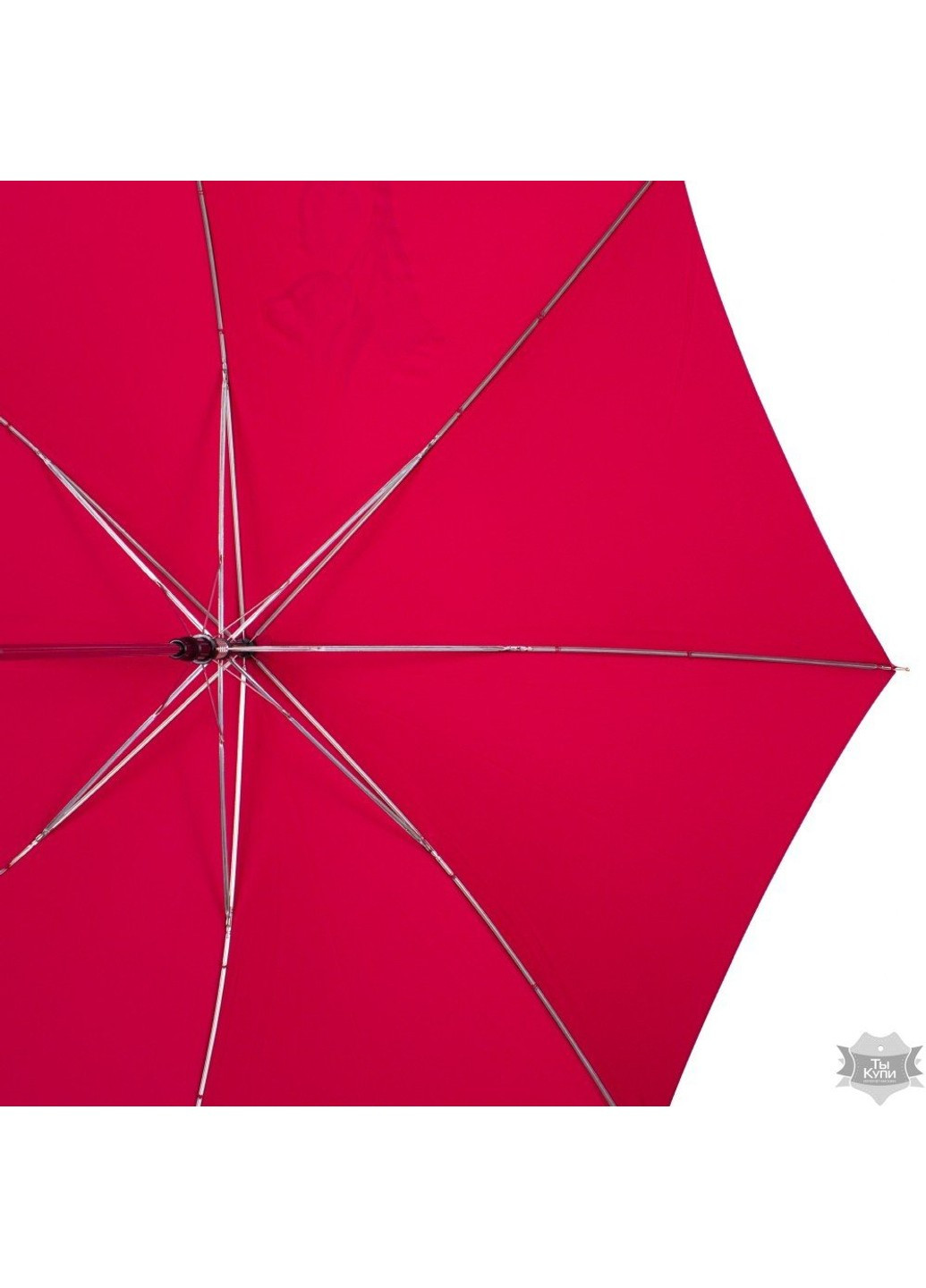 Жіночий червоний парасолька-тростина напівавтомат Airton (262976745)