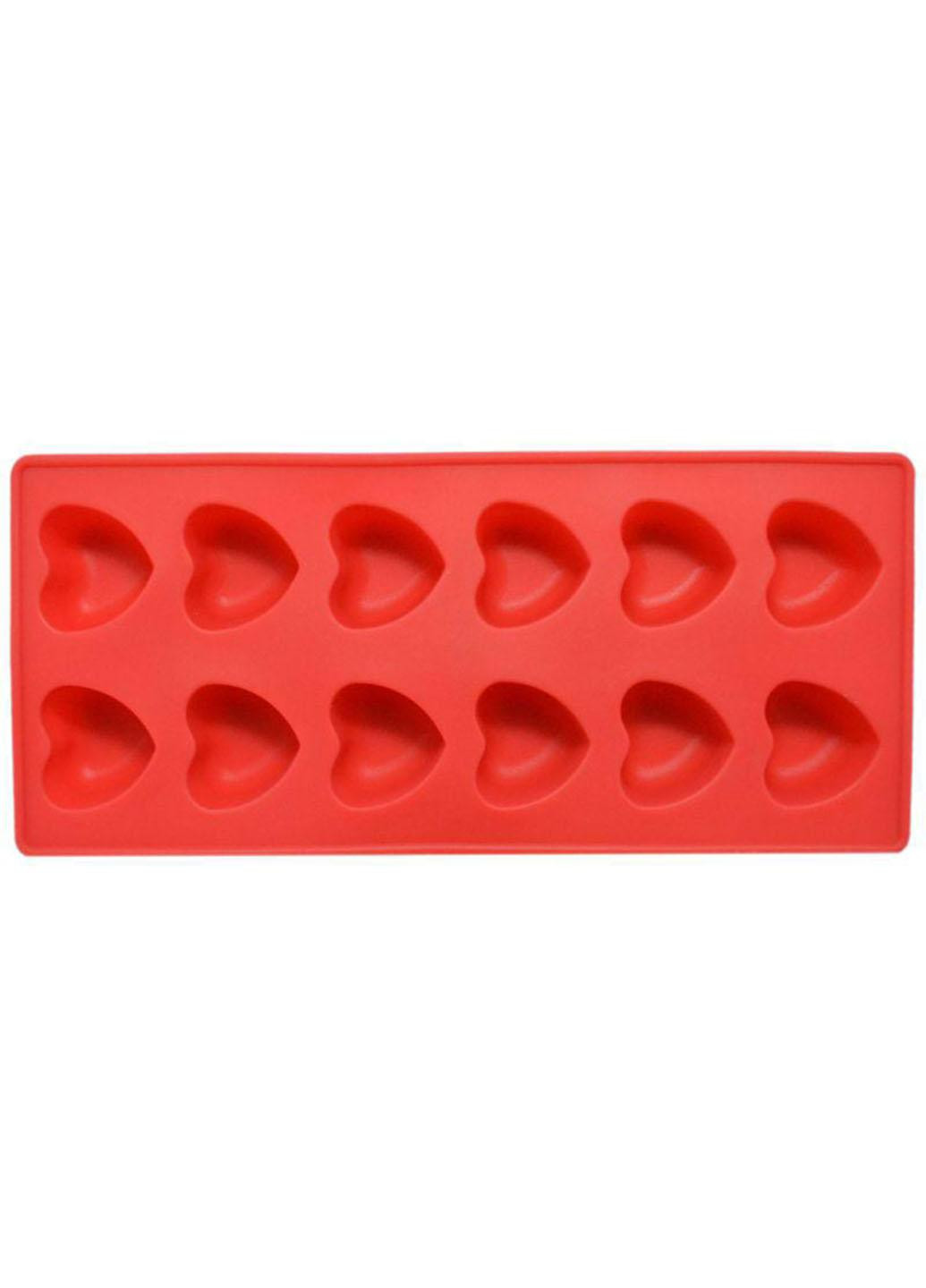 Форма для льда 22,3х9,4х2,5 см красный силикон арт. KRF26-184-031 Krauff (265214768)