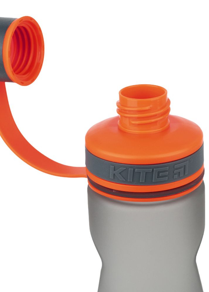Бутылка для воды 700 мл серо-оранжевая Kite (260555062)