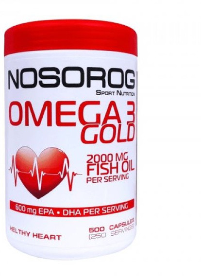 Омега 3 Omega 3 Gold 500 капс Nosorog Nutrition (259140046)