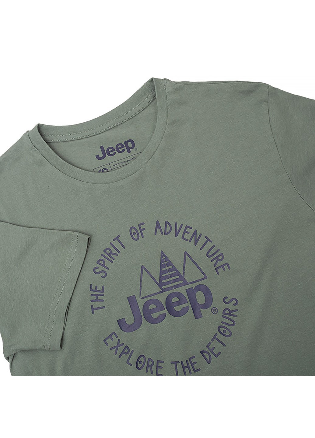 Хаки (оливковая) футболка t-shirt the spirit of adventure Jeep