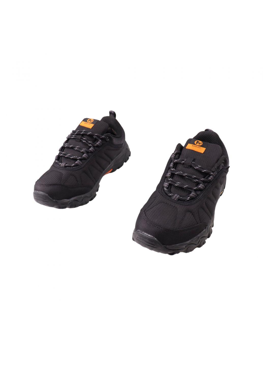 Черные кроссовки мужские черные текстиль Merrell 44-23DK