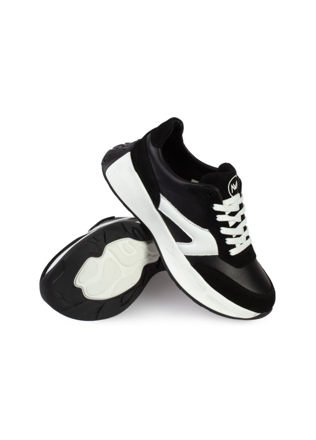 Черные демисезонные кроссовки женские бренда 8200355_(1) ModaMilano