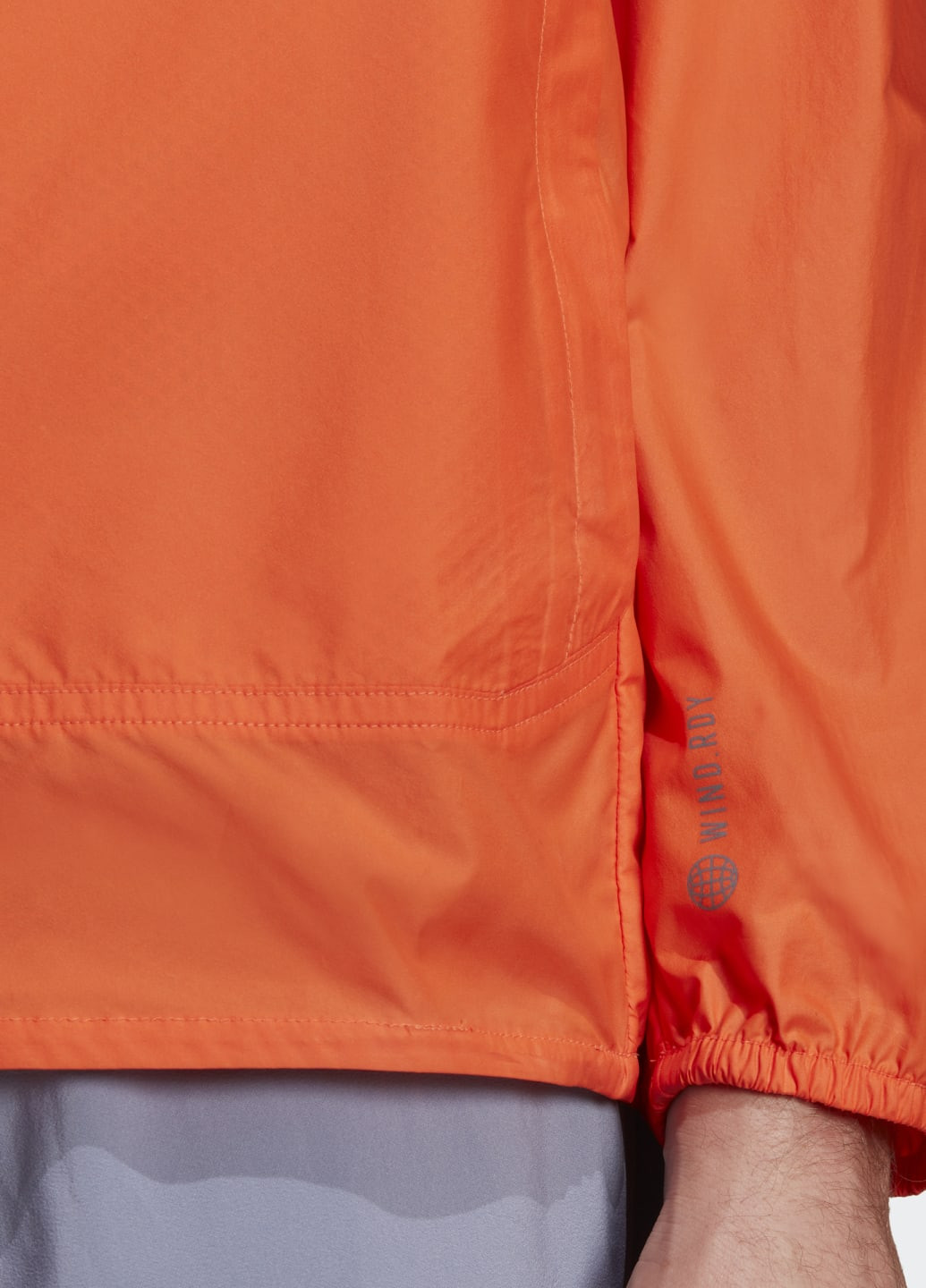 Оранжевая демисезонная ветровка terrex multi adidas
