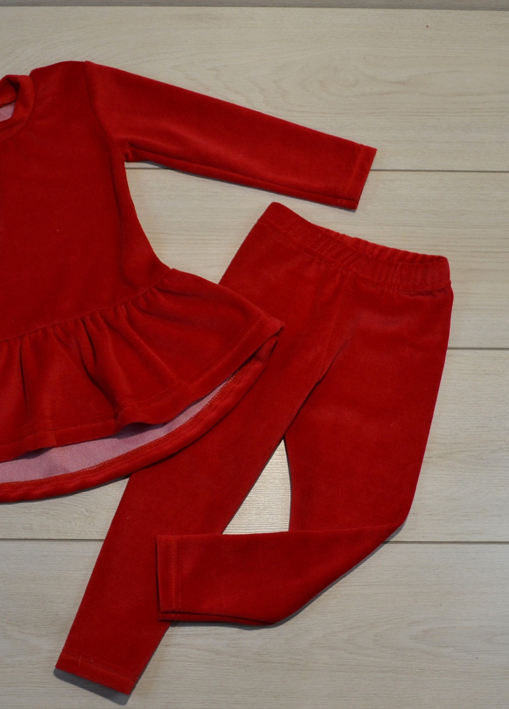 Красный демисезонный костюм для девочки "соломия" брючный Витуся