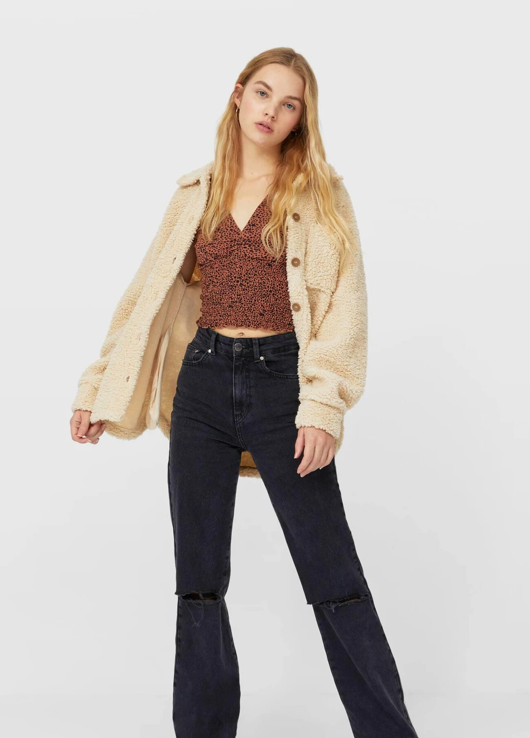 Топ літо,тигровий, Stradivarius (258759724)