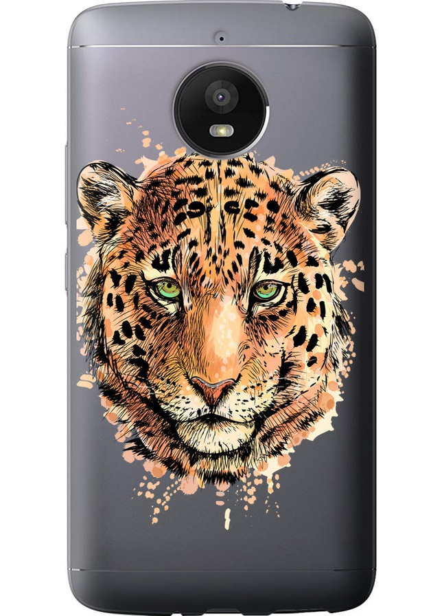 Силіконовий чохол 'Леопард v2' для Endorphone Motorola Moto E4 Plus (258089243)