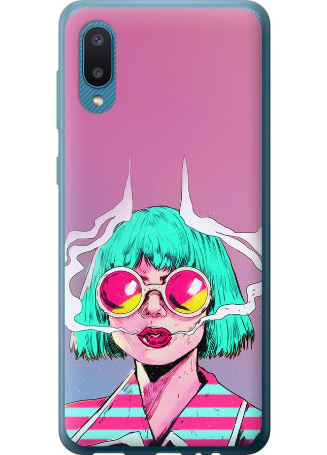 2D пластиковий чохол 'Поп арт дівчина' для Endorphone Samsung Galaxy A02 A022G (276194547)