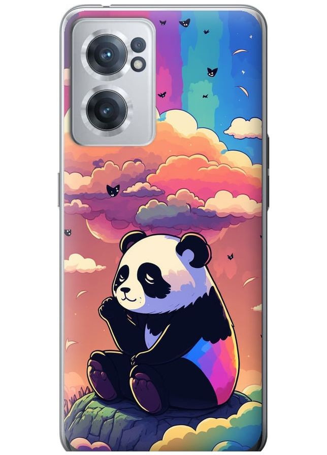 Силіконовий чохол 'Панда в хмарах' для Endorphone OnePlus Nord CE 2 (276319991)
